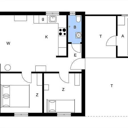 8171-praesto-solsortvej-11 Tatil Evi *